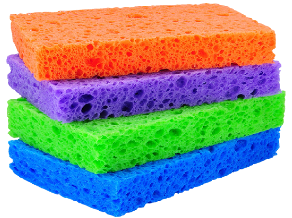 home cleaning cellulose sponges